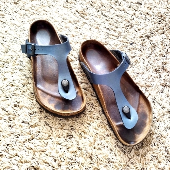 Birkenstock Gizeh strap sandals sz 38/7,5 - Picture 1 of 6